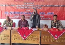 Anggota DPRD Lampung Nurhasanah Sosper di Kecamatan Pagelaran