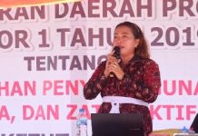 Ni Ketut Dewi Nadi Sosialisasi Perda Fasilitas Pencegahan Penyalahgunaan Narkotika