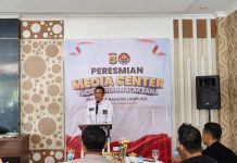 Kombes. Pol Abdul Waras Resmikan Media Center Endra Dharmalaksana