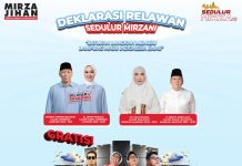 Sedulur Mirza Deklarasi Dukung Mirza-Jihan dan Eva-Dedi, Hadirkan Jono Joni dan Bertabur Hadiah