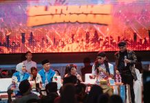 Mirza-Jihan Hadiri Shalawat Kebangsaan di Lampung Timur Bersama Gus Miftah