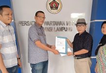 Dua Anggota Dewan Penasihat PWI Lampung Ajukan Cuti karena Jadi Timses Cagub