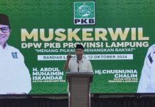 Rahmat Mirzani Djausal Ajak PKB Bersama Membangun Lampung di Muskerwil DPW PKB Provinsi Lampung