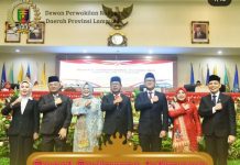 Paripurna Istimewa DPRD Provinsi Lampung: Peresmian Pemberhentian dan Pengangkatan Anggota DPRD Masa Jabatan 2024-2029