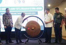 Penjabat Gubernur Lampung Buka Rapat Koordinasi Akhir Reforma Agraria Tahun 2024