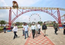 Pj. Gubernur Lampung Tinjau Progres Pembangunan Kawasan Bakauheni Harbour City