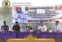 Wakil Ketua III DPRD Provinsi Lampung Gelar Sosialisasi Perda tentang Rembug Desa untuk Pencegahan Konflik