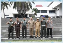 Ketua DPRD Lampung Pimpin Upacara Bulanan Bersama FORKOPIMDA