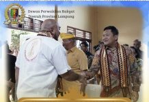 Ketua DPRD Provinsi Lampung Hadiri Pelantikan Pemuda Bali Bersatu (PBB) Provinsi Lampung