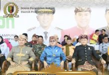 Ketua DPRD Lampung Ahmad Giri Akbar dan Sekwan Tina Malinda Hadiri Acara BLANGHIKHAN DPP Lampung Sai