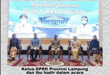 Ketua DPRD Lampung Hadiri Tradisi “Ngantak Gubernur Buka Belangan” dalam Penyambutan Gubernur Baru