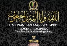 DPRD Provinsi Lampung Berduka atas Wafatnya Bupati Way Kanan, Drs. Ali Rahman, ST., MM.