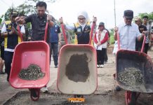 Groundbreaking Ruas Jalan Gedong Tataan – Kedondong Diharapkan Berikan Multiplier Effect Positif di Pesawaran