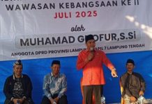 Muhammad Ghofur Sosialisasi Ideologi Pancasila di Lampung Tengah