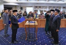 Dua Jabatan Pimpinan Tinggi Pratama di Pemprov Lampung Resmi Berganti