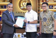 Ketua DPRD Sampaikan Aspirasi Aksi Damai ke Ketua MPR RI