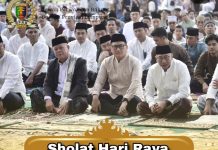 Ketua DPRD Lampung Bersama Gubernur dan Forkopimda Laksanakan Sholat Idul Adha di Lapangan Saburai
