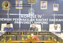 Komisi IV DPRD Provinsi Lampung Gelar Rapat Dengar Pendapat Terkait Keberadaan Kapal Dalom Lintas Berjaya