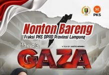 Fraksi PKS DPRD Lampung Nobar Film “Hayya 3: Gaza” sebagai Aktivitas Kepedulian Kemanusiaan