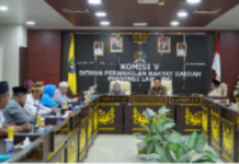 Komisi V DPRD Provinsi Lampung menerima audiensi dari Forum Lampung Anti-LGBT