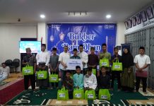 YBM BRILiaN RO Bandar Lampung dan BRI BO Bandar Jaya Berbagi Kado Lebaran untuk Anak Yatim