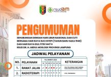 RSUD Abdul Moeloek Komitmen Berikan Layanan Kesehatan Optimal Selama Libur Idul Fitri 2026