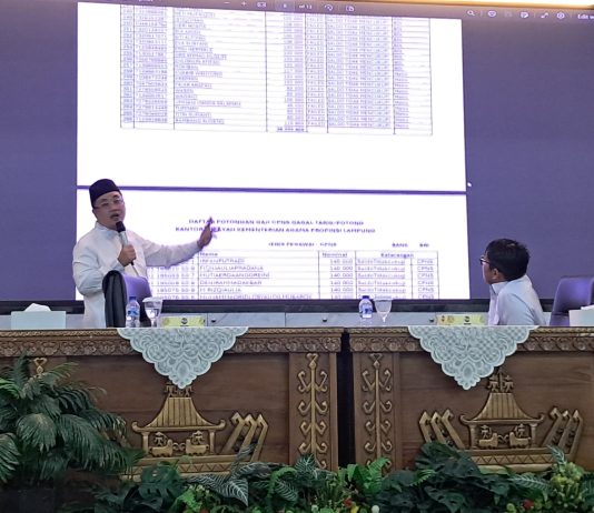Klarifikasi Dugaan Pungli Dana Zakat, Kakanwil Kemenag Lampung Tegaskan ZIS Berdasarkan Regulasi