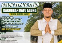 Yosep Maju Pilkati Kagungan Ratu Agung, Usung Program Kesejahteraan Warga