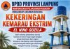 BPBD Lampung Siaga Hadapi Ancaman El Nino Ekstrem, Siapkan Bantuan Air Bersih dan Perkuat Desa Tangguh Bencana