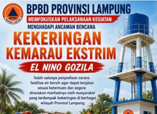 BPBD Lampung Siaga Hadapi Ancaman El Nino Ekstrem, Siapkan Bantuan Air Bersih dan Perkuat Desa Tangguh Bencana