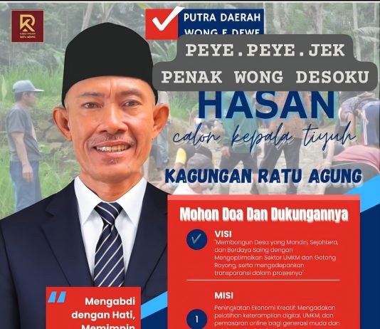 Hasan Bertekad Wujudkan Perubahan Nyata untuk Kesejahteraan Masyarakat Tiyuh Kagungan Ratu Agung