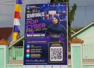 SMPN 1 Tulang Bawang Barat Beri Dukungan Penuh untuk Adelia Faranisa Azni di Semifinal Cyber Teras Voice 2026