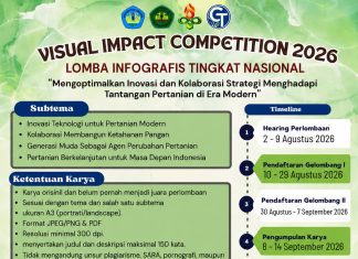 Visual Impact Competition 2026, BEM FP Unila Dorong Generasi Muda Berinovasi untuk Masa Depan Pertanian Indonesia