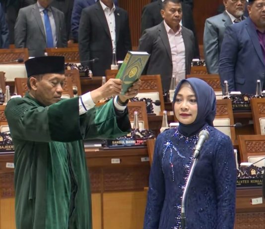 Nessy Kalviya Resmi Dilantik Jadi Anggota DPR RI, Siap Perjuangkan Aspirasi Lampung II
