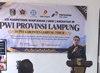 PWI Lampung Gelar UKW Madya Angkatan ke-39 di Lampung Timur