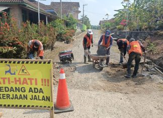 Warga Bandar Dewa dan Menggala Mas Sambut Gembira Pembangunan Jalan Lingkungan, Anggaran Capai Rp1,12 Miliar
