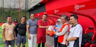 Tak Sekadar Adu Gol, Al Muzammil Yusuf dan PWI Lampung Rajut Keakraban Lewat Mini Soccer