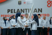 Purnama Wulan Sari Mirza Lantik Pengurus PMI Kota Metro 2026–2031